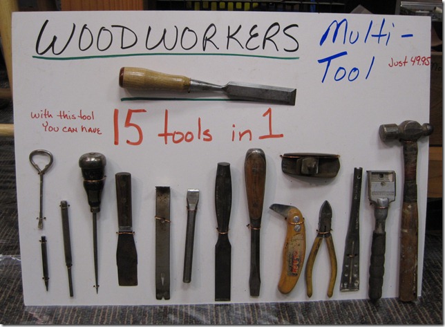 Ron Herman's a funny guy, check out his 15-in-1 tool.