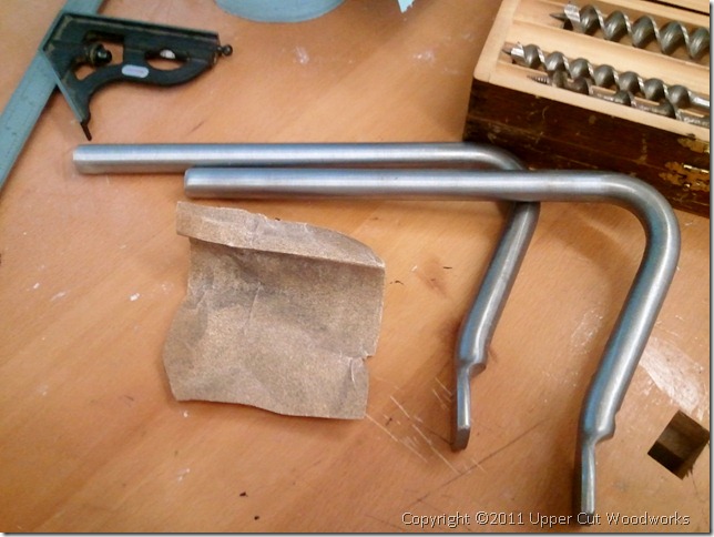 Upper Cut Woodworks Grammercy Tools Holdfasts Cleaned and Ridged