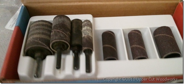 Sanding drum kit for your drill press. $10.