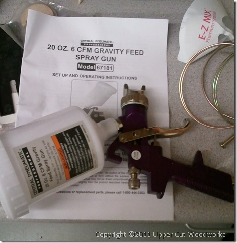 Harbor Freight 67181 20oz HVLP, never used. $15.